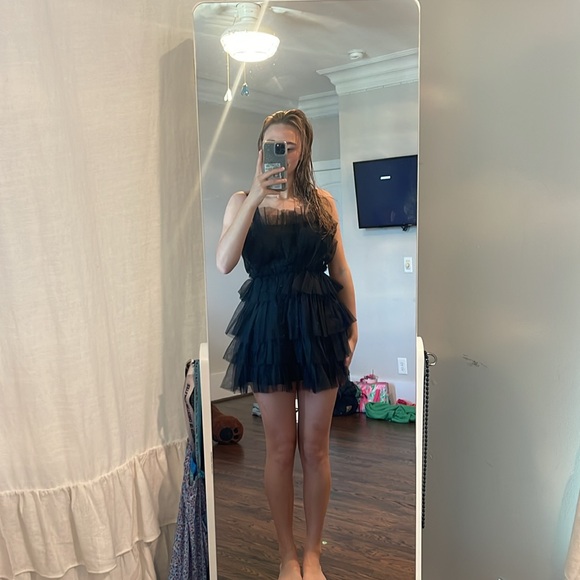 VESTIQUE BLACK TOOL DRESS - Picture 10 of 10